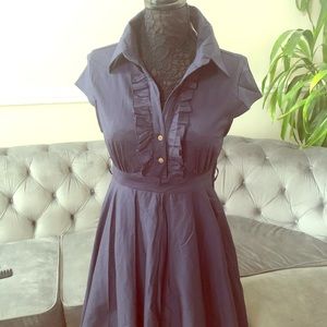 Sleeveless tutu midi dress